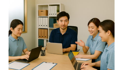訪問介護事業所の様子