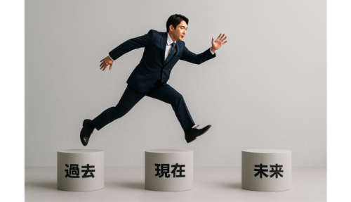 志望動機を過去、現在、未来のストーリーとして話す。
