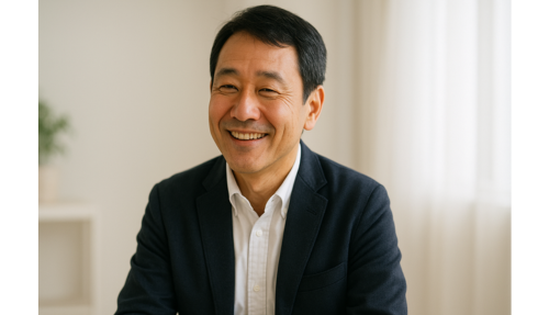面接を終え安堵する応募者
