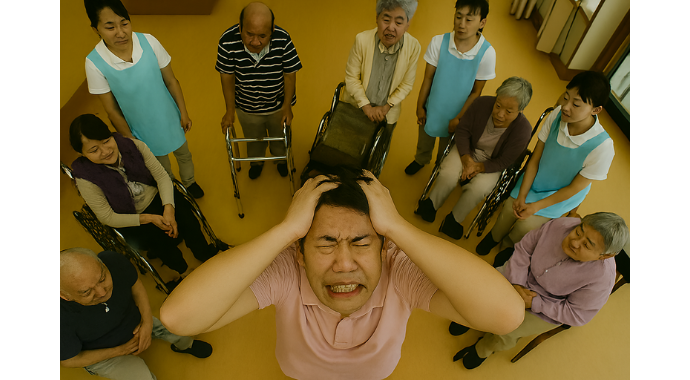 イライラが限界に達し辞めたいと思う介護士