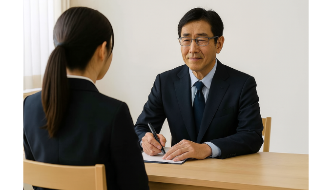 面接中にメモを取るのは受かるサインの一つ